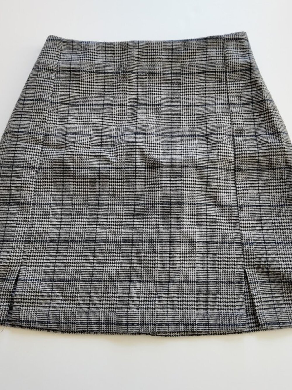 Brandy Melville John Galt Gray Glen Plaid Short Mini Cara Skirt One Size